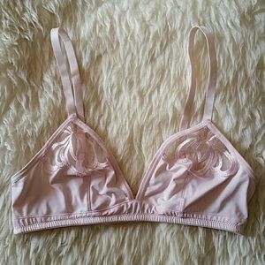 Urban Outfitters Pink Lace Bralette
